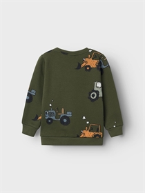 NAME IT Traktor Sweatshirt Norman Rifle Green